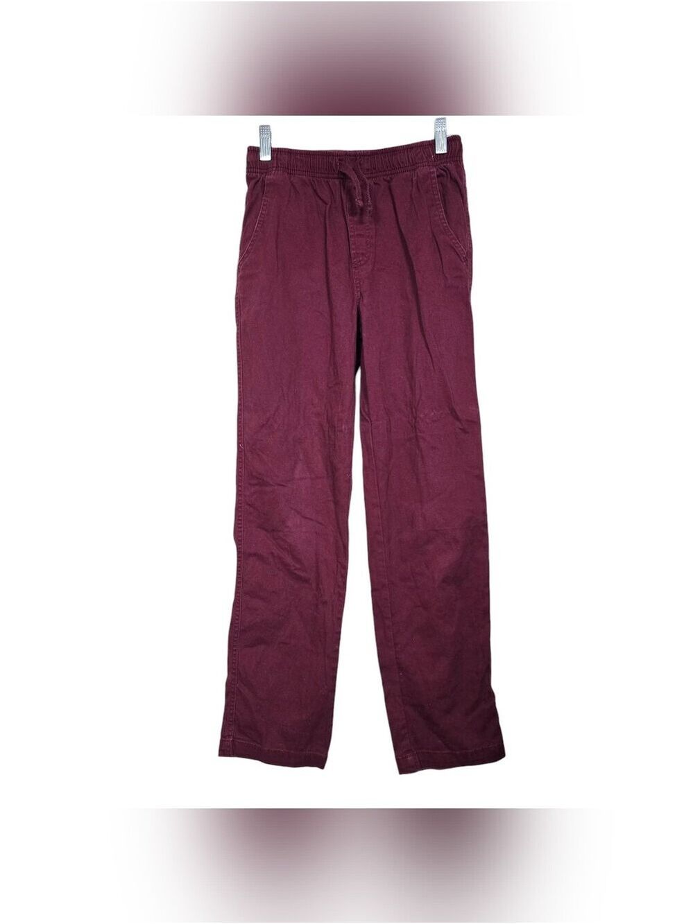 Wonder Nation Dark Red Pull On Pants Boys XL 14-16